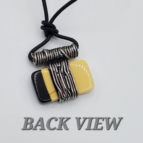 Steel Cable Hoop Clip-On Earrings AND Twisted Cable Pendant Necklace - Picture 8 of 10